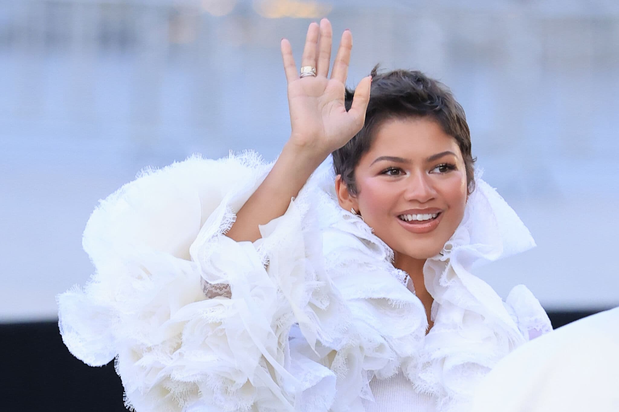 Zendaya goes all-out for nephew's Northern Calif. HS football game