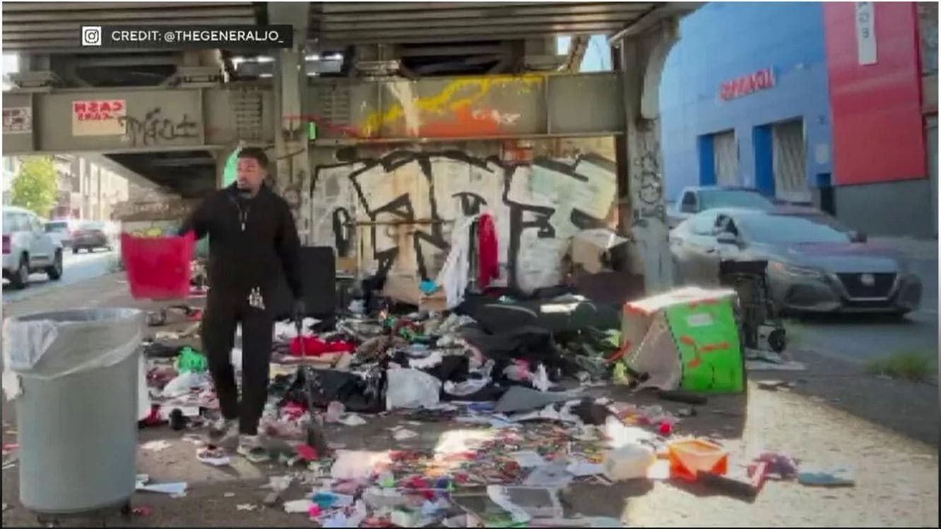 Man Named ‘Service’ Cleans Up NYC Dumping Site on His Own Initiative